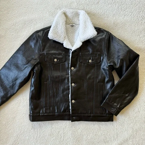 Eytys Jackets Coats Eytys Buck Pile Tar Faux Shearling